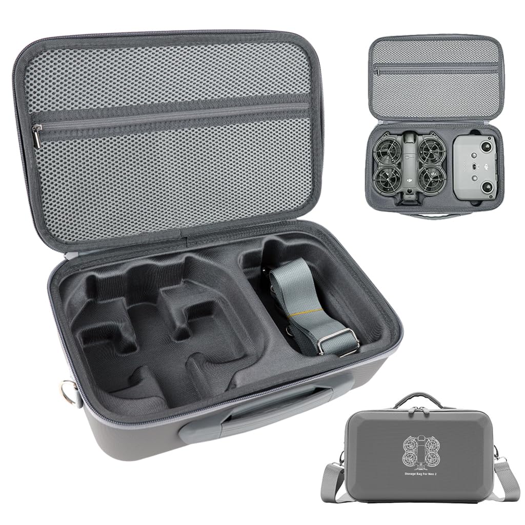ZORBES® Compatible with DJI NEO 2 Drone, Custom-Mold Drone Storage